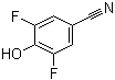 structure of CAS# 2967-54-6, 3,5-Difluoro-4-hydroxybenzonitrile