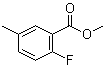 2-Fluoro-5-methylbenzoic acid methyl ester molecular structure (CAS 2967-93-3)