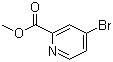 structure of CAS# 29681-42-3, Methyl 4-bromopyridine-2-carboxylate