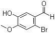 structure of CAS# 2973-59-3, 2-Bromoisovanillin ;2-Bromo-5-hydroxy-4-methoxybenzaldehyde