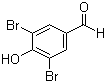 3,5-Dibromo-4-hydroxybenzaldehyde molecular structure (CAS 2973-77-5)