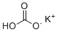 structure of CAS# 298-14-6, Potassium hydrogencarbonate;Potassium Bicarbonate