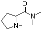 N,N-Dimethylpyrrolidine-2-carboxamide molecular structure (CAS 29802-22-0)