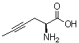 (2S)-2-Amino-4-hexynoic acid molecular structure (CAS 29834-76-2)