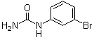 3-溴苯基脲分子结构 (CAS 2989-98-2)