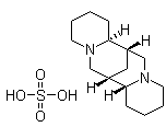 structure of CAS# 299-39-8, Sparteine sulfate;Sparteine, sulfate ; (-)-Sparteine sulfate; NSC 143087; NSC 26253; NSC 402663; Spal; Spareng; Sparm; Spartea