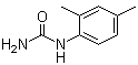 structure of CAS# 2990-02-5, 2,4-Dimethylphenylurea;2,4-Dimethylphenylcarbamide; N-(2,4-Xylyl)urea