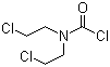 structure of CAS# 2998-56-3, N,N-Bis(2-chloroethyl)carbamoyl chloride