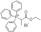 结构式 CAS# 30018-16-7, 乙氧甲酰基乙基三苯基溴化膦; (1-乙氧基羰基乙基)三苯基溴化磷