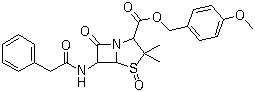 结构式 CAS# 30034-13-0, 青霉素-G 亚砜对甲氧基苄酯