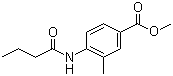 structure of CAS# 301533-59-5, Methyl 4-butylacetamino-3-methylbenzoate;4-Butylacetamino-3-methylbenzoic acid methyl ester