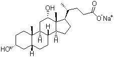Sodium deoxycholate molecular structure (CAS 302-95-4)