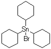structure of CAS# 3023-92-5, Tricyclohexyltin bromide;NSC 99049