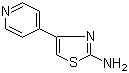 结构式 CAS# 30235-28-0, 2-氨基-4-(4-吡啶基)噻唑