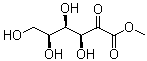 structure of CAS# 3031-98-9, 2-Keto-L-gulonic acid methyl ester;Methyl 2-keto-L-gulonate; Methyl L-xylo-hexulosonate; NSC 163924
