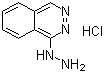结构式 CAS# 304-20-1, 盐酸肼屈嗪; 1-肼基-2,3-二氮杂萘盐酸盐