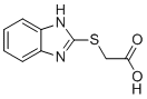 structure of CAS# 3042-00-0, (2-Benzimidazolylthio)-acetic acid;2-(1H-benzimidazol-2-ylsulfanyl)acetic acid