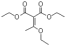 结构式 CAS# 3044-06-2, (1-乙氧基亚乙基)丙二酸二乙酯
