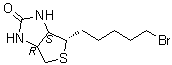 structure of CAS# 304439-23-4, (3aS,4S,6aR)-4-(5-Bromopentyl)tetrahydro-1H-thieno[3,4-d]imidazol-2(3H)-one