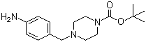 4-(4-Aminobenzyl)piperazine-1-carboxylic acid tert-butyl ester molecular structure (CAS 304897-49-2)