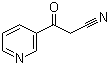 结构式 CAS# 30510-18-0, 3-氧代-3-(3-吡啶基)丙腈