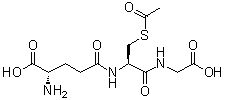 结构式 CAS# 3054-47-5, S-乙酰基谷胱甘肽