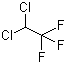 structure of CAS# 306-83-2, 1,1-Dichloro-2,2,2-trifluoroethane;2,2-Dichloro-1,1,1-trifluoroethane; Dichlorotrifluoroethane; Fluorocarbon 123; Freon 123