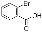 3-Bromopyridine-2-carboxylic acid molecular structure (CAS 30683-23-9)