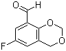 6-Fluoro-4H-1,3-benzodioxine-8-carbaldehyde molecular structure (CAS 306934-87-2)
