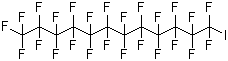 structure of CAS# 307-60-8, Perfluorododecyl iodide;1-Iodoperfluorododecane