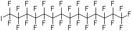 Perfluorotetradecyl iodide molecular structure (CAS 307-63-1)