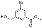 结构式 CAS# 307353-32-8, 5-溴-3-(羟基甲基)苯甲酸甲酯