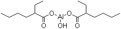 structure of CAS# 30745-55-2, Aluminium 2-ethylhexanoate;Hydroxyaluminium bis(2-ethylhexanoate)