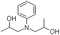 N,N-二(2-羟丙基)苯胺分子结构 (CAS 3077-13-2)