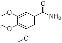 3,4,5-三甲氧基苯甲酰胺分子结构 (CAS 3086-62-2)