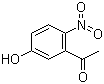 structure of CAS# 30879-49-3, 2'-Nitro-5'-hydroxyacetophenone