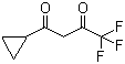 structure of CAS# 30923-69-4, 1-Cyclopropyl-4,4,4-trifluoro-1,3-butanedione;1-Cyclopropyl-4,4,4-trifluorobutane-1,3-dione