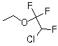 structure of CAS# 310-71-4, 2-Chloro-1,1,2-trifluoroethyl ethyl ether