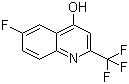 6-Fluoro-2-(trifluoromethyl)quinolin-4-ol molecular structure (CAS 31009-34-4)