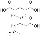 N-Acetyl-L-aspartyl-L-glutamic acid molecular structure (CAS 3106-85-2)