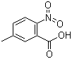 structure of CAS# 3113-72-2, 5-Methyl-2-nitrobenzoic acid;6-Nitro-m-toluic acid