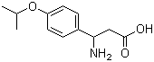 structure of CAS# 311321-19-4, 3-Amino-3-(4-isopropoxyphenyl)propanoic acid