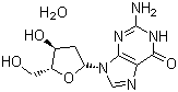 结构式 CAS# 312693-72-4, 2'-脱氧鸟苷一水合物