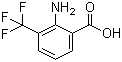 2-Amino-3-trifluoromethylbenzoic acid molecular structure (CAS 313-12-2)