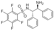 N-[(1S,2S)-2-Amino-1,2-diphenylethyl]-2,3,4,5,6-pentafluorobenzene-1-sulfonamide molecular structure (CAS 313342-24-4)