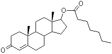 structure of CAS# 315-37-7, Testosterone enanthate;Testosterone heptanoate; 17b-Hydroxyandrost-4-en-3-one-17-ethanate