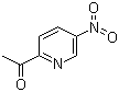 结构式 CAS# 31557-75-2, 1-(5-硝基吡啶-2-基)乙酮