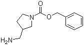 结构式 CAS# 315717-77-2, 3-氨基甲基吡咯烷-1-甲酸苄酯