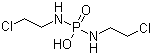 结构式 CAS# 31645-39-3, 帕利伐米; N,N'-双(2-氯乙基)二氨基膦酸