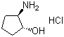 结构式 CAS# 31775-67-4, 反式-(1R,2R)-2-氨基环戊醇盐酸盐